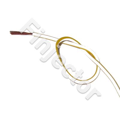 Autojohto 0.75mm² valk-kel (täysi rulla=100m) (0,75VALKEL)