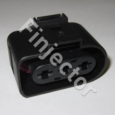 3 Way Sealed Female Connector 4.8 mm, 1-row, Coding I, SPT-Female terminals
