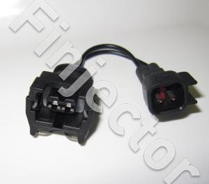 Connector adapter lead EV1 (Jetronic) to USCAR type (male)
