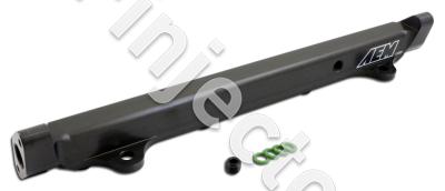 High Volume Fuel Rail. Black. Mitsubishi 4G63 (25-131BK)