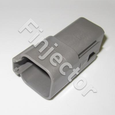 Deutsch DT 6 pole housing DT04-6P, for male pins