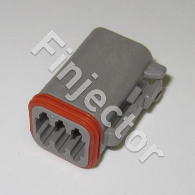 Deutsch DT 6 pole housing DT06-6S, for female terminals