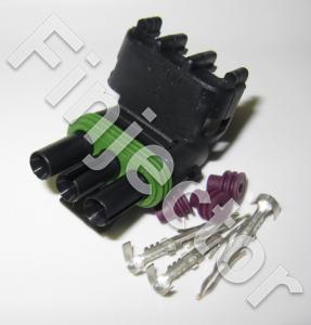 Connector SET for GM 3 Bar MAP sensors, genuine Delphi