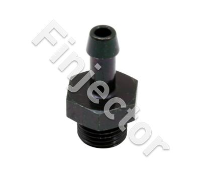 Adjustable Fuel Pressure Regulator Barb Fitting. -6 (9/16"-18) to 7mm (2-609)