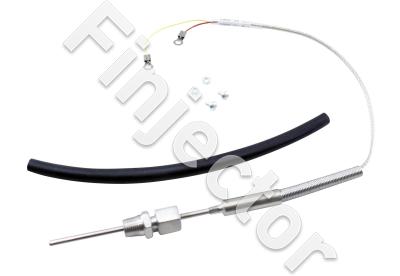K-Type Closed Tip Thermocouple Sensor Kit. Inconel Sheath. 1/8" NPT Compression Fitting. Includes:: K-Type Closed Thermocouple Sensor, 1/8" Compression Fitting