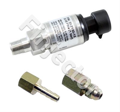 15 PSIa or 1 Bar Stainless Sensor Kit. Stainless Steel Sensor Body. 1/8" NPT Male Thread. Includes:::: 15