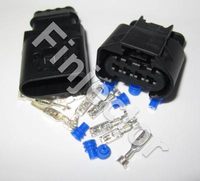 4 pole Kostal connector pair, for 0.5-1.0 mm² wire size, Code A