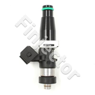 EV14 injector, 8.5 Ohm, 1500 cc, C, Jetronic (EV1), O-O 61 mm, Long, 11 mm Long Top Adapter with Filter, Bottom 16 mm Seal (Bosch 0280158333-L11-2)