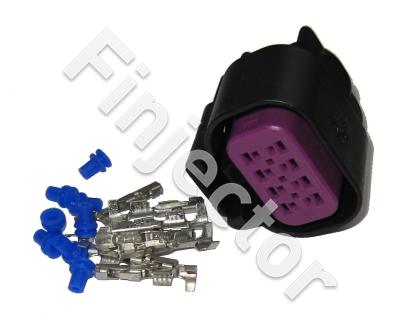 8 pole connector set, Delphi GT150, 0.5 - 1.5 mm2