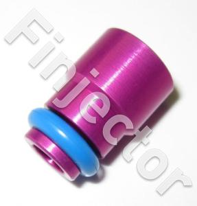 Bottom adapter set for EV14 injectors with long spray end (PURP)