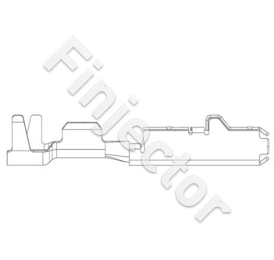 Bosch Matrix 1.2 female terminal,0.75 - 1 mm2, Clean Body, Silver plated