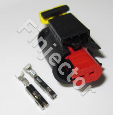 2 pole connector SET (0.5 - 1.5 mm2) for ignition coils and sensors