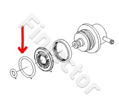 O-rengas paineesäätimeen, 20X2.5  (Bosch 1280210034)
