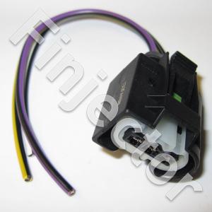 KKS SLK 2,8 ELA, 3 pole connector pigtail, wire size 1.5 mm2, 15 cm wires, Code B Clip top, Standard BMW