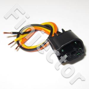 3 pole connector SET with 15 cm wires, for pressure sensors