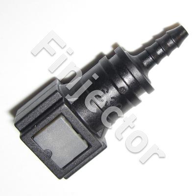 Quick connector, 6.30 mm, 4 mm hose connection