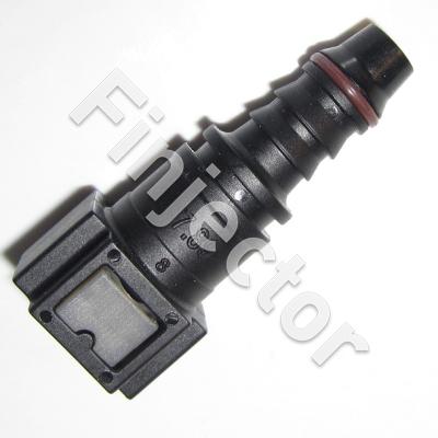 Quick connector, 7.9 mm (5/16"), 8mm hose connection