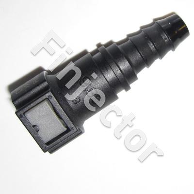 Quick connector, 9.89 mm, 10 mm hose connection