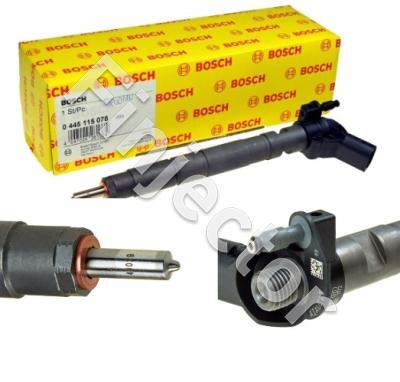 Common Rail suutin UUSI, (Bosch 0445115078),  AUDI piezo