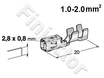 LIITIN MINI F280 NAARAS 1-2 mm2 (1108331)