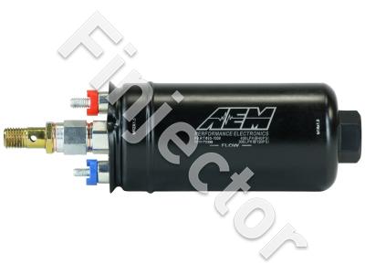 High power AEM fuel pump 400 l/h@ 3 bar, M18X1.5/M12X1.5