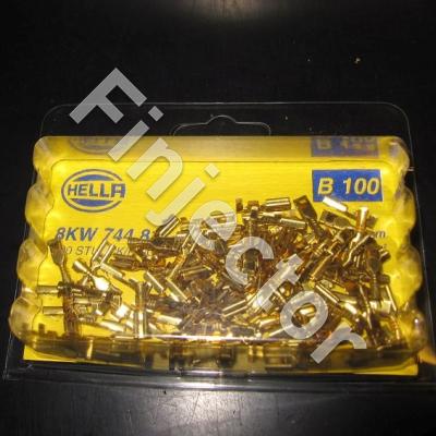 Blade Terminal Sleeve 2.8 x 0.8, with lock tab. Full box=100 pcs