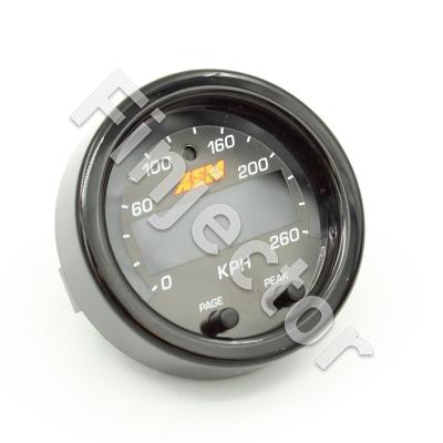 AEM X-Series GPS nopeusmittari 0- 160mph / 0 - 240kph (AEM 30-0313)