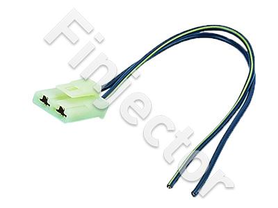 2-pole connector with wires, for Delco Controllers etc.