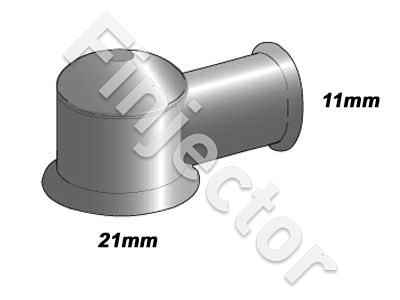 Protective cap, cable diam 11 mm / hole dia 21 mm / length 48 mm