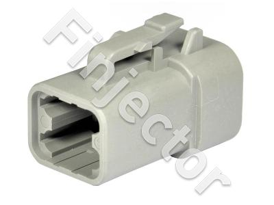 4 pole DTP connector housing, female terminals 2 -6 mm2