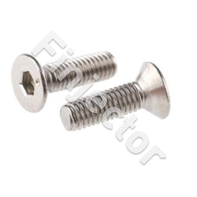 Bolt M6*6mm Stainless steel countersunk for bottom mount plate (NUKE 150-10-104)