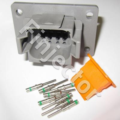 8 pole Deutsch DT connector set. max 13 A, 55 X 36 mm