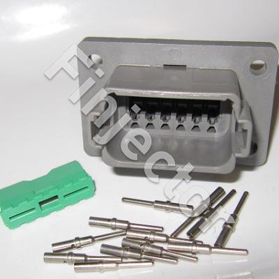 12 pole Deutsch DT connector set.max 13 A, 46 X 36 mm