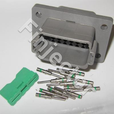 12 pole Deutsch DT connector set.max 13 A, 46 X 36 mm