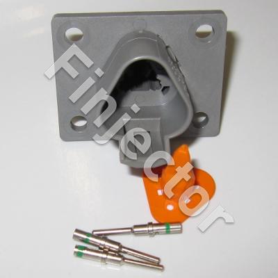 3 pole Deutsch DT connector set.41X32 mm DT04-3P-L012