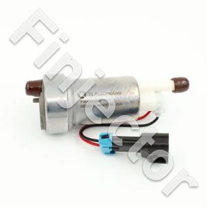 Walbro intank high flow fuel pump, 12V, 525 l/h, output diam ø 9.5 mm. HELLCAT. Gasoline and E85 compatible