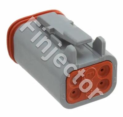 Deutsch DTP 4 pole connector #12 (25A), 2 - 6 mm2 (DTP06-4S-C015)