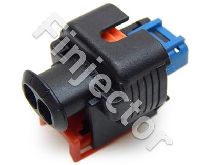 2 pole Bosch Compact connector 4; (with CPA), BDK 2.8, Code 1 (Bosch 1928405521)