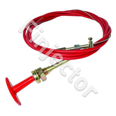 T PULL CABLE KIT 6ft (1.8 m)  Red, Including Cable Adjuster & S