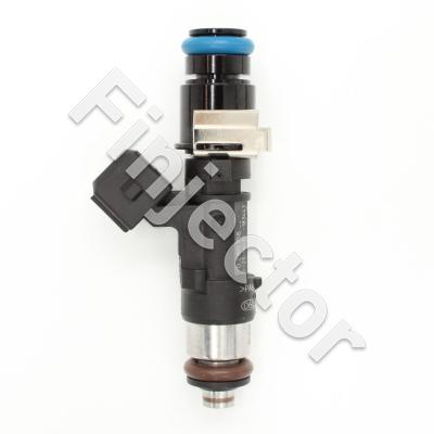 EV14 Injector, 8.5 Ohm, 2200 cc, C, Jetronic (EV1), O-O 61 mm, Long, 14 mm Short Top Adapter with Filter (EV14-2200-L14)