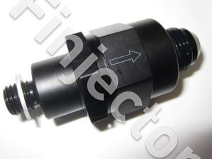 High Flow Check Valve M12*1.5 / AN8 MALE, for fuel pumps (example Bosch  0580254044 or  AEM 50-1009)