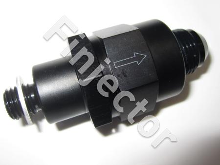 High Flow Check Valve M12*1.5 / AN8 MALE, for fuel pumps (example