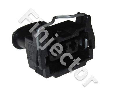 3 pole female Bosch Jetronic connector (JPT), black