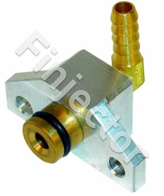 Fuelrail pres. reg. adapter (Mitsubishi), 43 mm hole dist. 16 mm