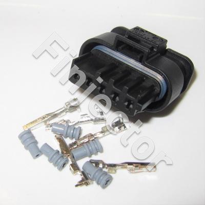 5 Pole 1.2 SealStar FA Connector KIT. Code A. Terminals for 0.5 - 0.75 mm². (Hirschmann 872-860-541-SET-1)