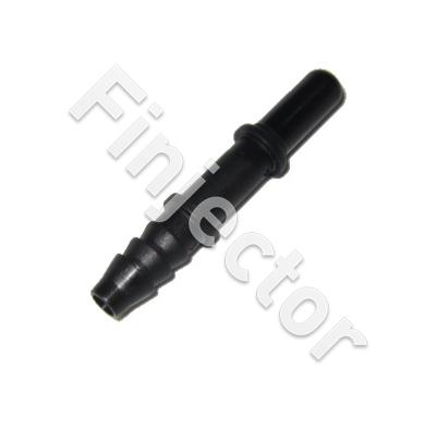 Quick connector male, 9.49mm (3/8"), 10 mm hose connection