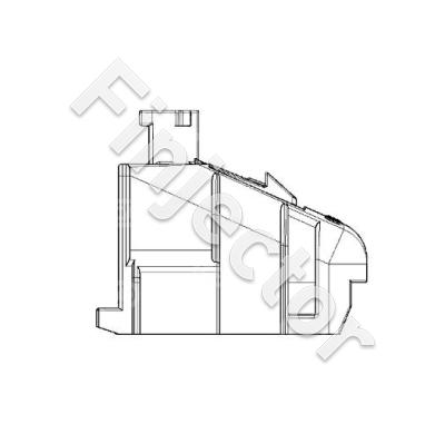 AB12 sealed / Cover 52/72 poles / Top Exit (BOSCH 1928405981)