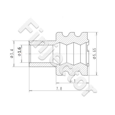 BTC / BTL 2.8 / Single Wire Seal / Ø2.0-Ø2.7 (FLR) / Reddish (Bosch 1928301206)