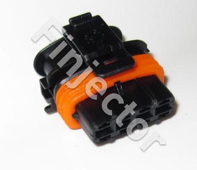 Bosch Compact connector 1.1, 4 pole, male, Code 1, BDK 2.8