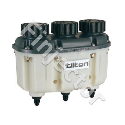 RESERVOIR, 3-IN-1,PLASTIC, AN-4 connections (TILTON 72-577)